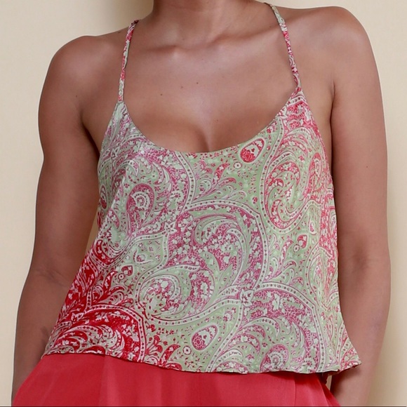 Tang top silk blouse - Picture 1 of 4